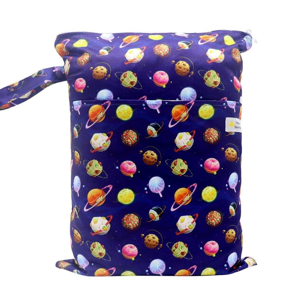 Double Pocket Wet Bag By Happy Beehinds – Food Planets