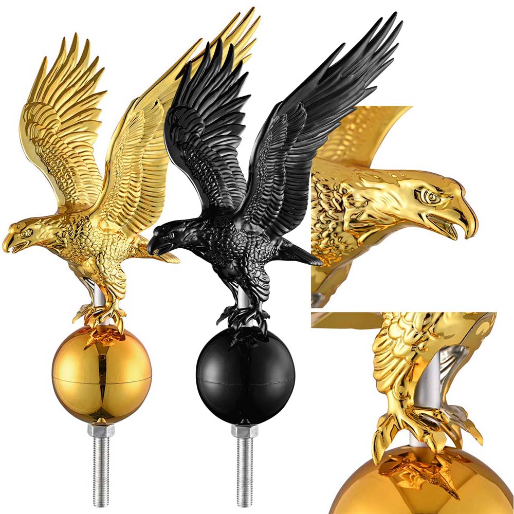 Yescom Regal Eagle Flag Pole Topper and Ball