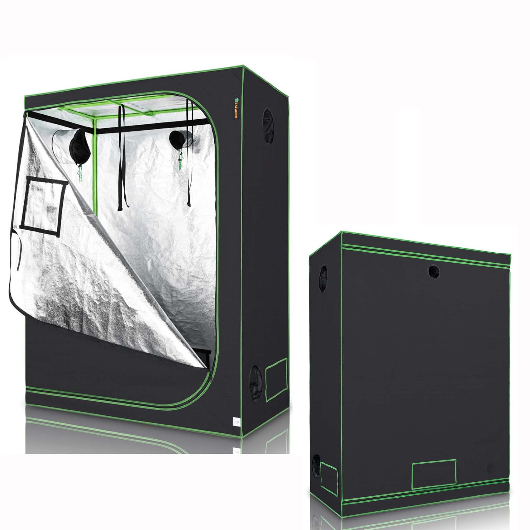 Yescom Grow Tent 60″x32″x80″ Reflective Indoor Hydroponic