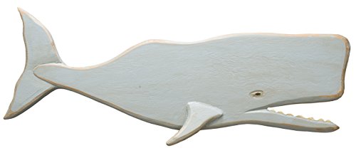 Primitives by Kathy 20588 Shaped Wooden Wall Art, 24.25 x 7.75-Inches, Whale