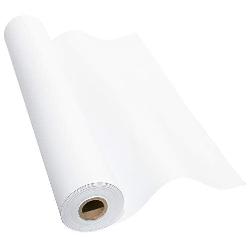 Made in USA White Kraft Paper Wide Jumbo Roll 48″ x 1200″ (100ft) Ideal for Gift Wrapping, Art &Craft, Postal, Packing Shipping, Floor Protection,