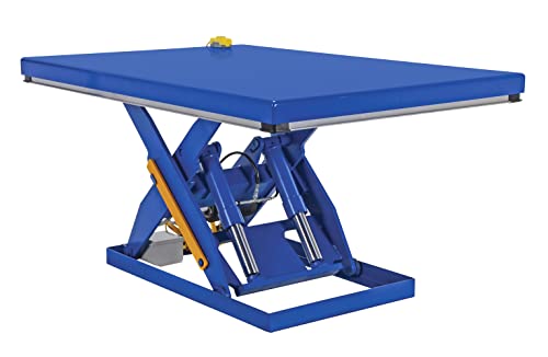 Vestil EHLT-4872-4-43 Electric Hydraulic Scissor Lift Table, 4,000 lb. Capacity, 72″ x 48″ Platform, 7″ to 43″ Height Range