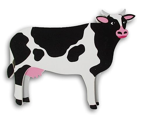 MPD Wood Painted Cutout Shape (Cow)