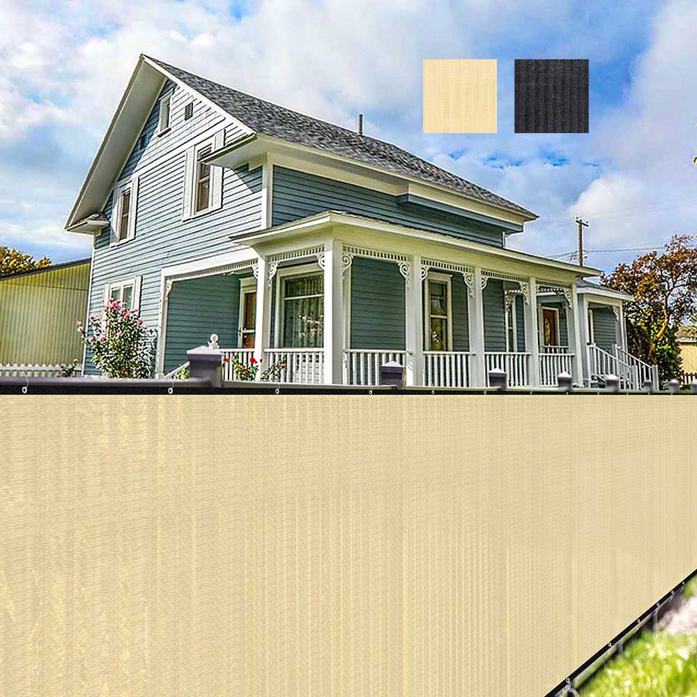 Yescom Residential 90% Privacy Screen Fence 6’x25′