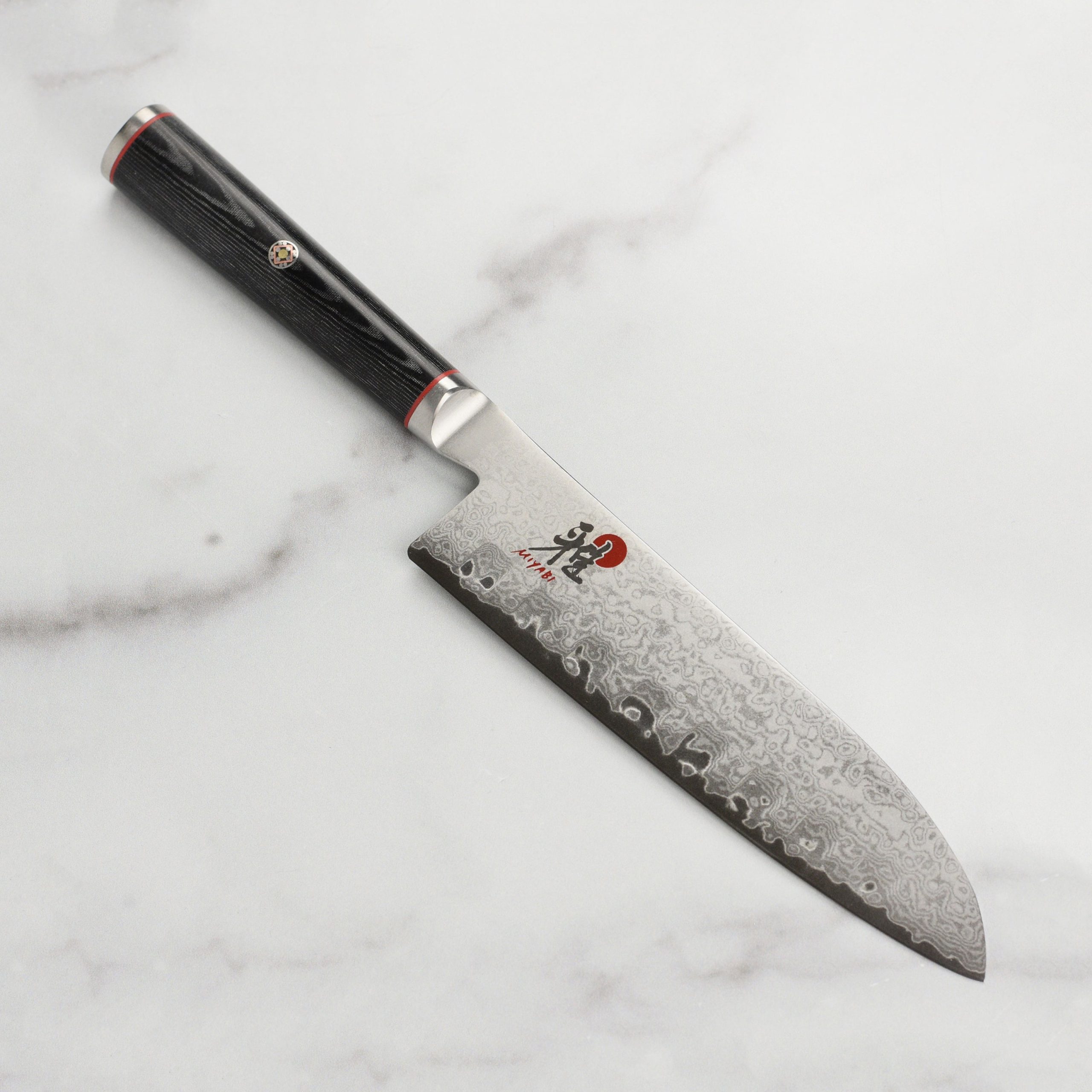 Miyabi Kaizen 5.5″ Hollow Edge Santoku Knife