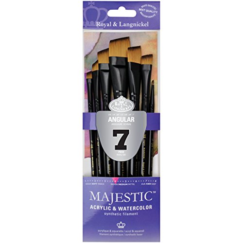 Majestic Angular Brush Set, 7/Pkg