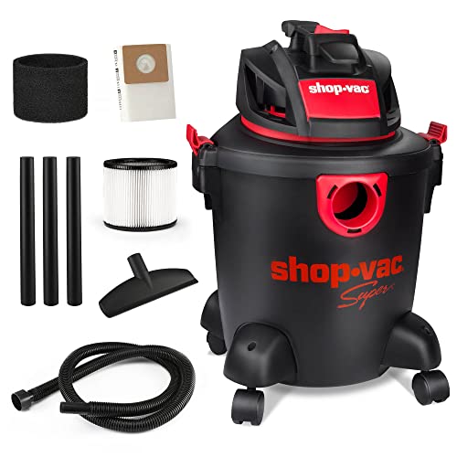 Shop-Vac 5 Gallon 3.5 Peak HP Wet/Dry Vacuum, Portable Heavy-Duty Shop Vacuum 3 in 1 Function with Attachments for House, Garage & Workshop,