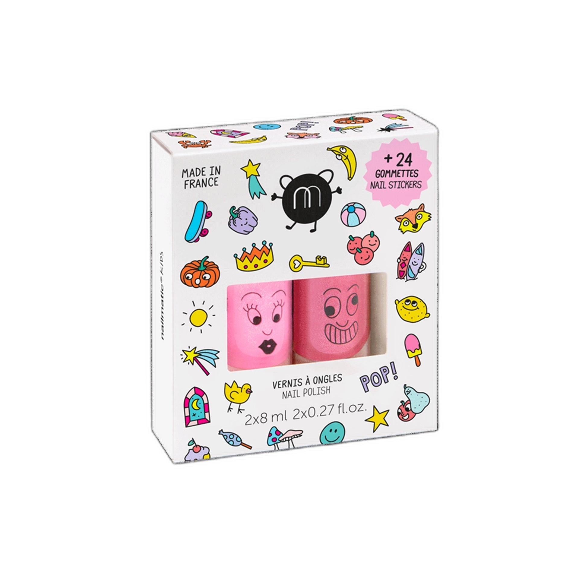 Pop Set – Nail Polish And Stickers