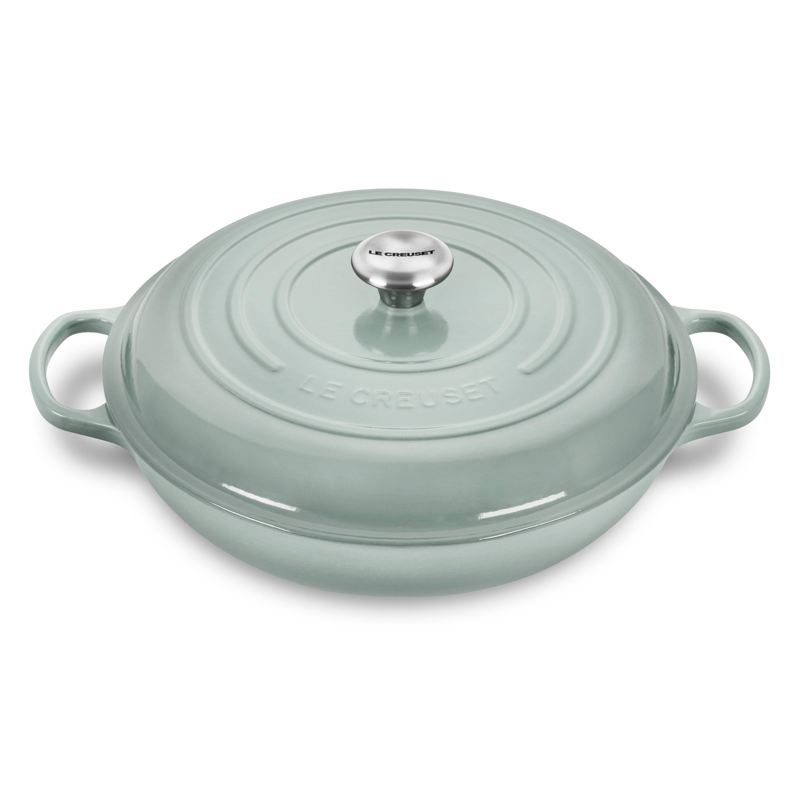 Le Creuset Signature Cast Iron 5-quart Sea Salt Braiser