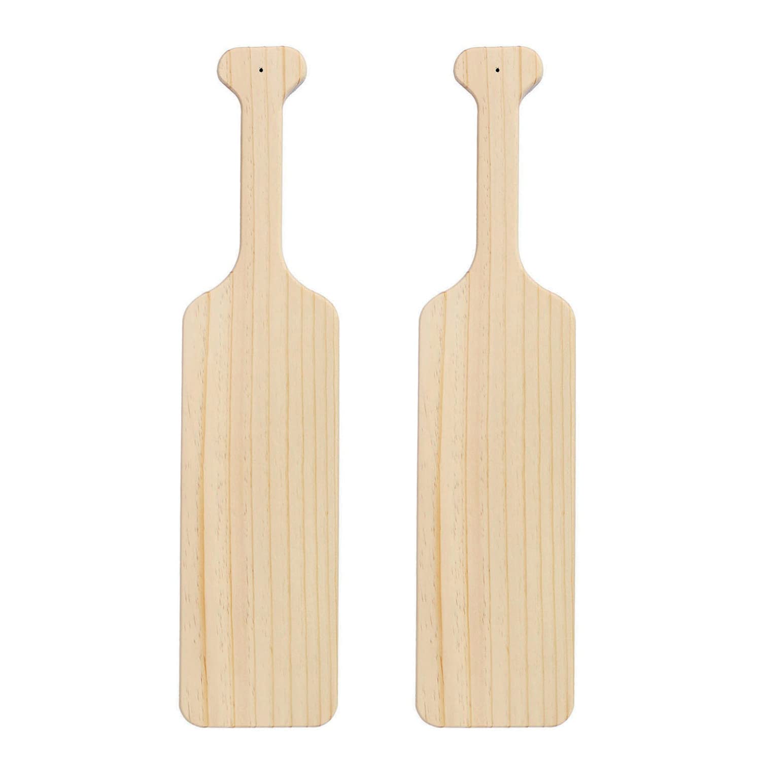 BATTIFE 2Pack 18 Inch Greek Fraternity Paddle, Unfinished Pine Wood Paddle, Solid Wooden SororityPaddle, Frat Paddle