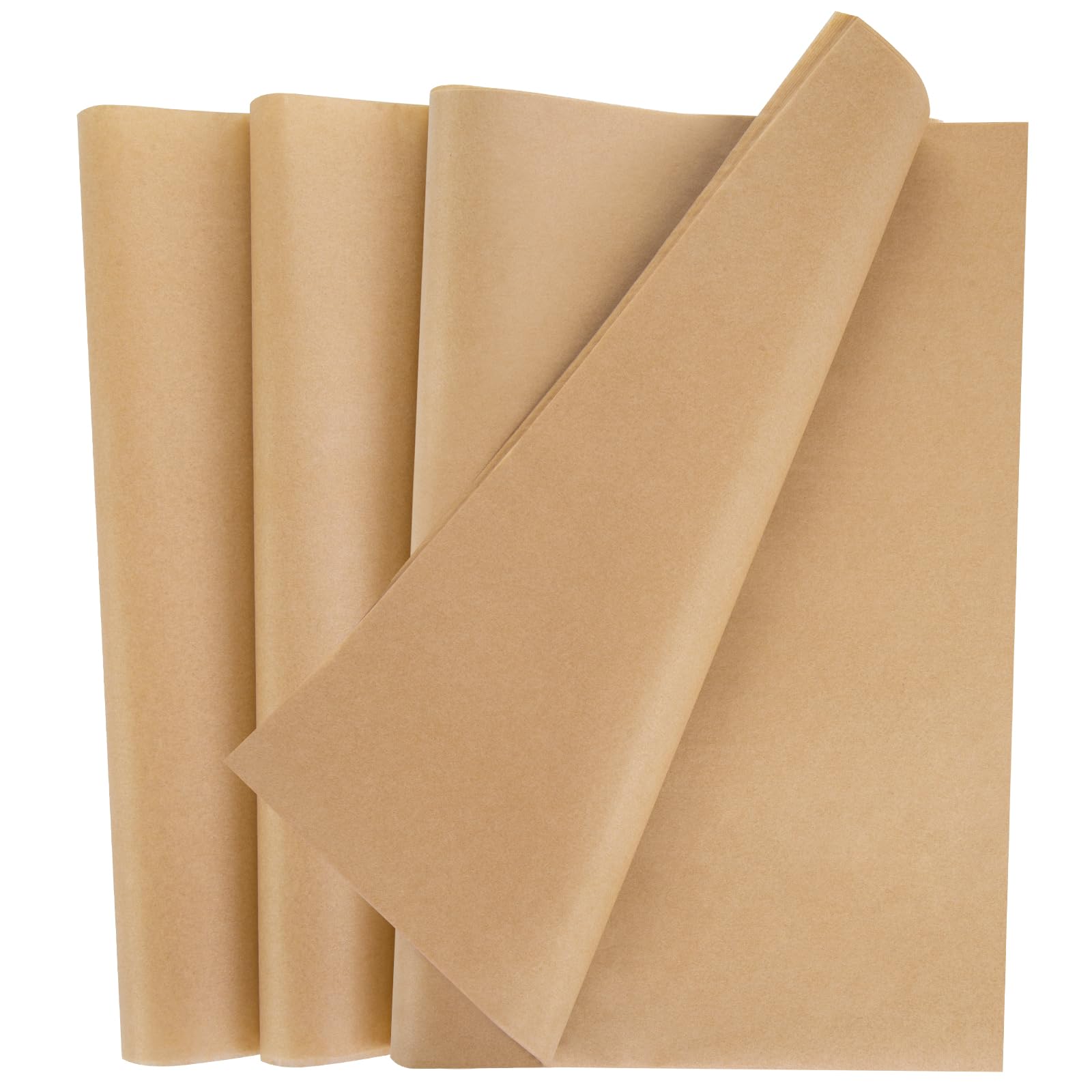 Koogel 120 Sheets Kraft Tissue Paper Bulk, Tissue Paper Gift Wrapping 14 x 20 Inch Brown Rustic Art Paper for DIY Project Birthday Holiday Crafts