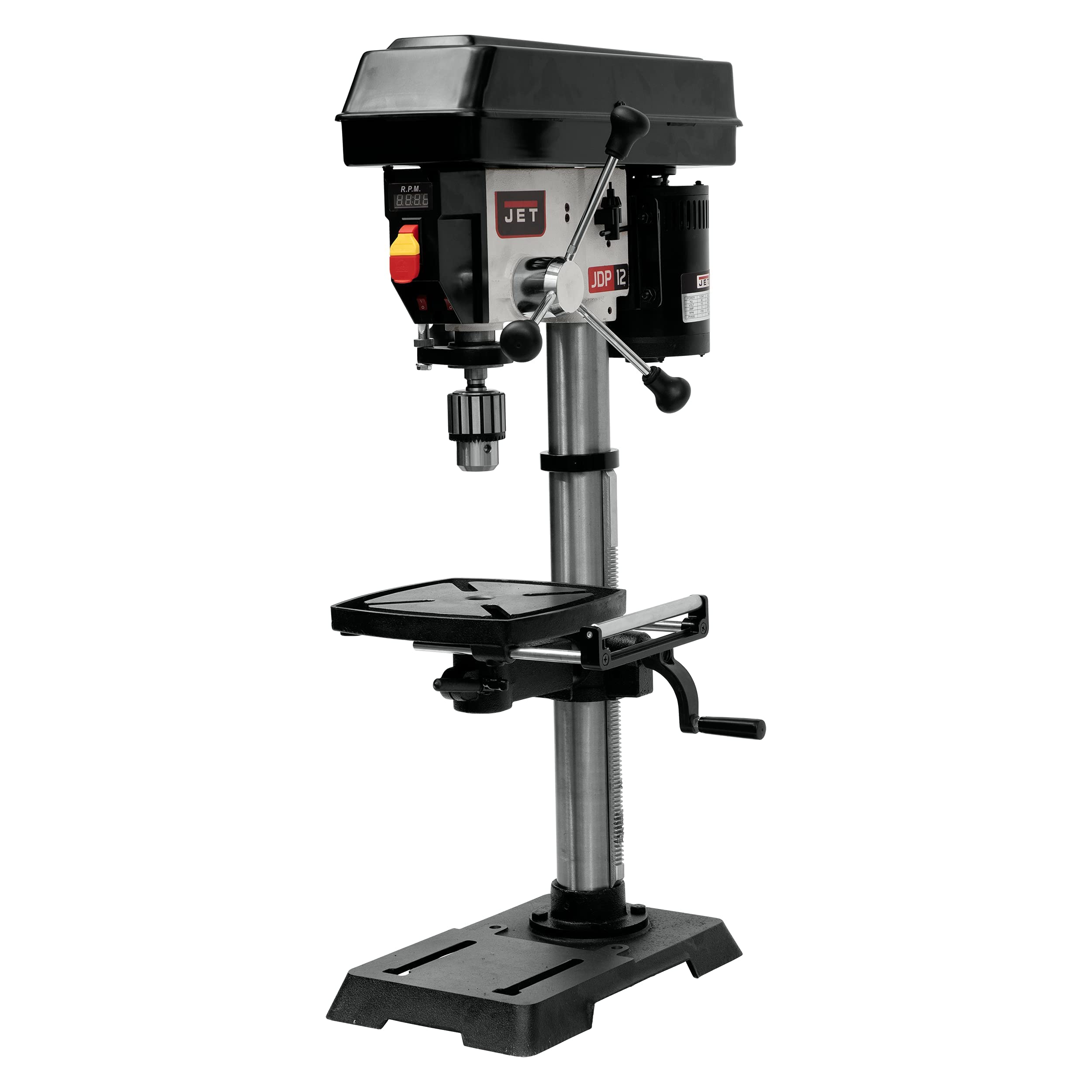 JET 12-Inch Variable-Speed Benchtop Drill Press, 1/2 HP, 1Ph 115V (JWDP-12)