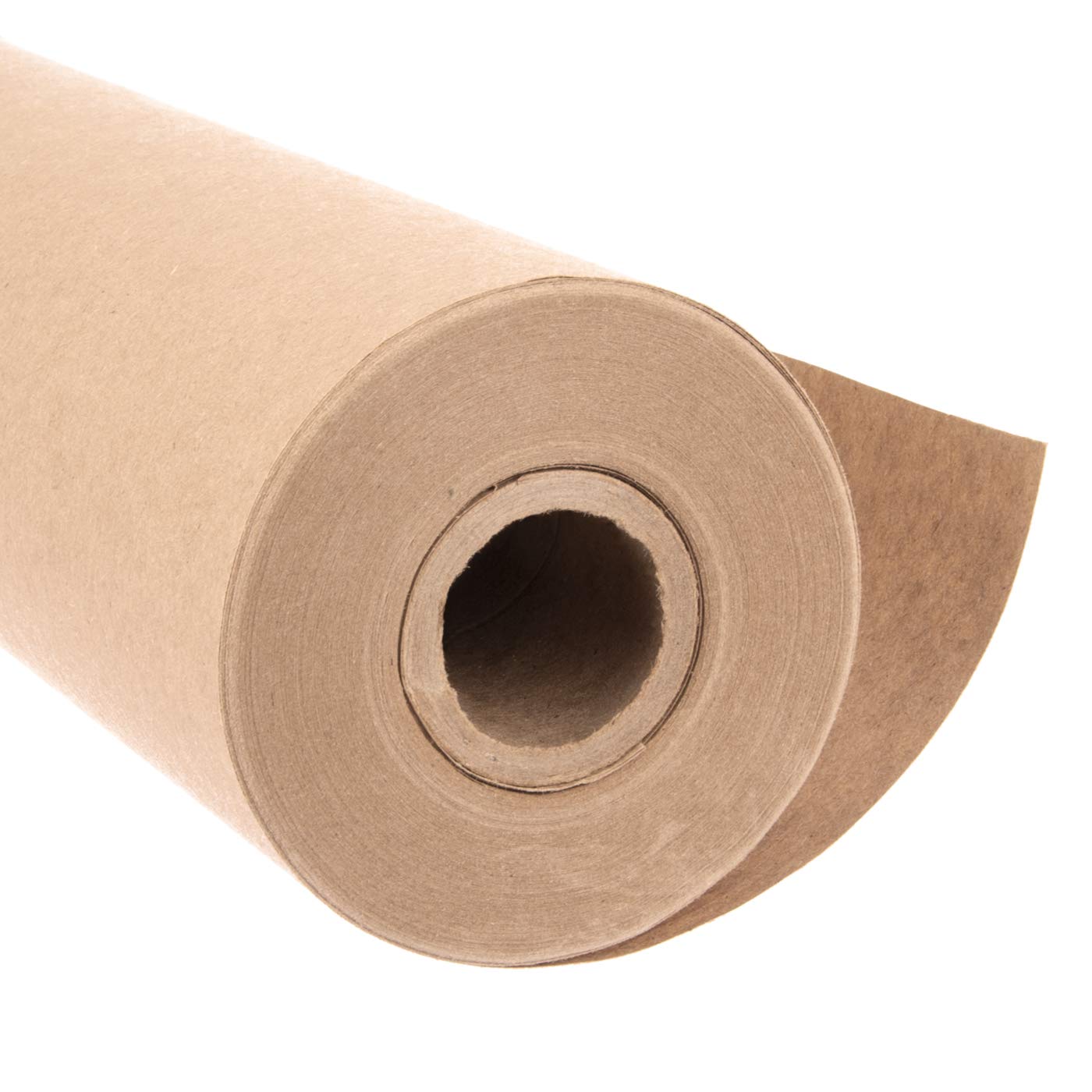 Eco Kraft Wrapping Paper Roll (Jumbo) | Biodegradable Recycled Material | Made in the USA | Multi-use: Natural Wrapping Paper, Table Runner, Moving,