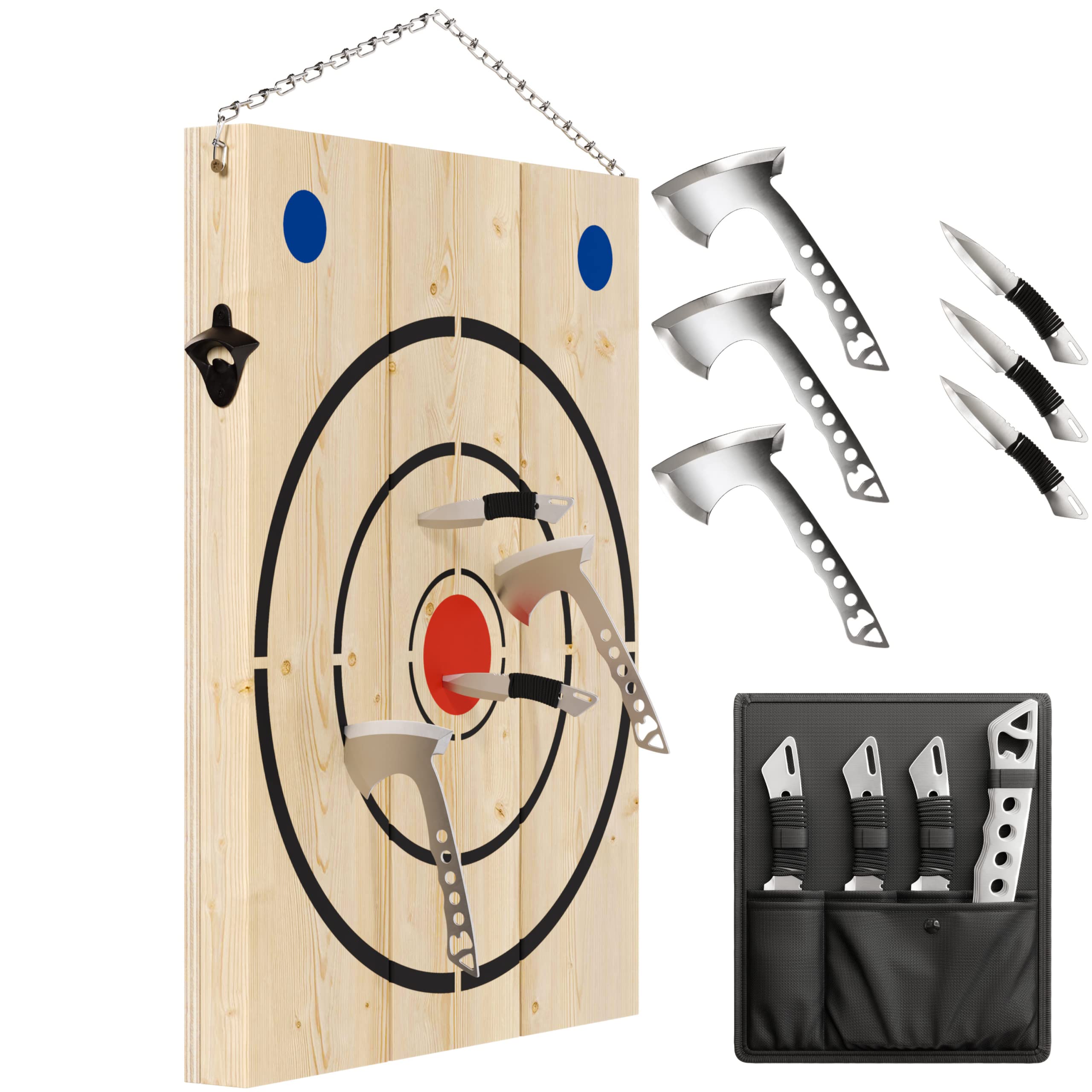 Axe Throwing Target Board for Axe Throwing Game I Wooden Shooting Targets for Throwing Knives Throwing Axes and Hatchets I Made in The USA I Ax