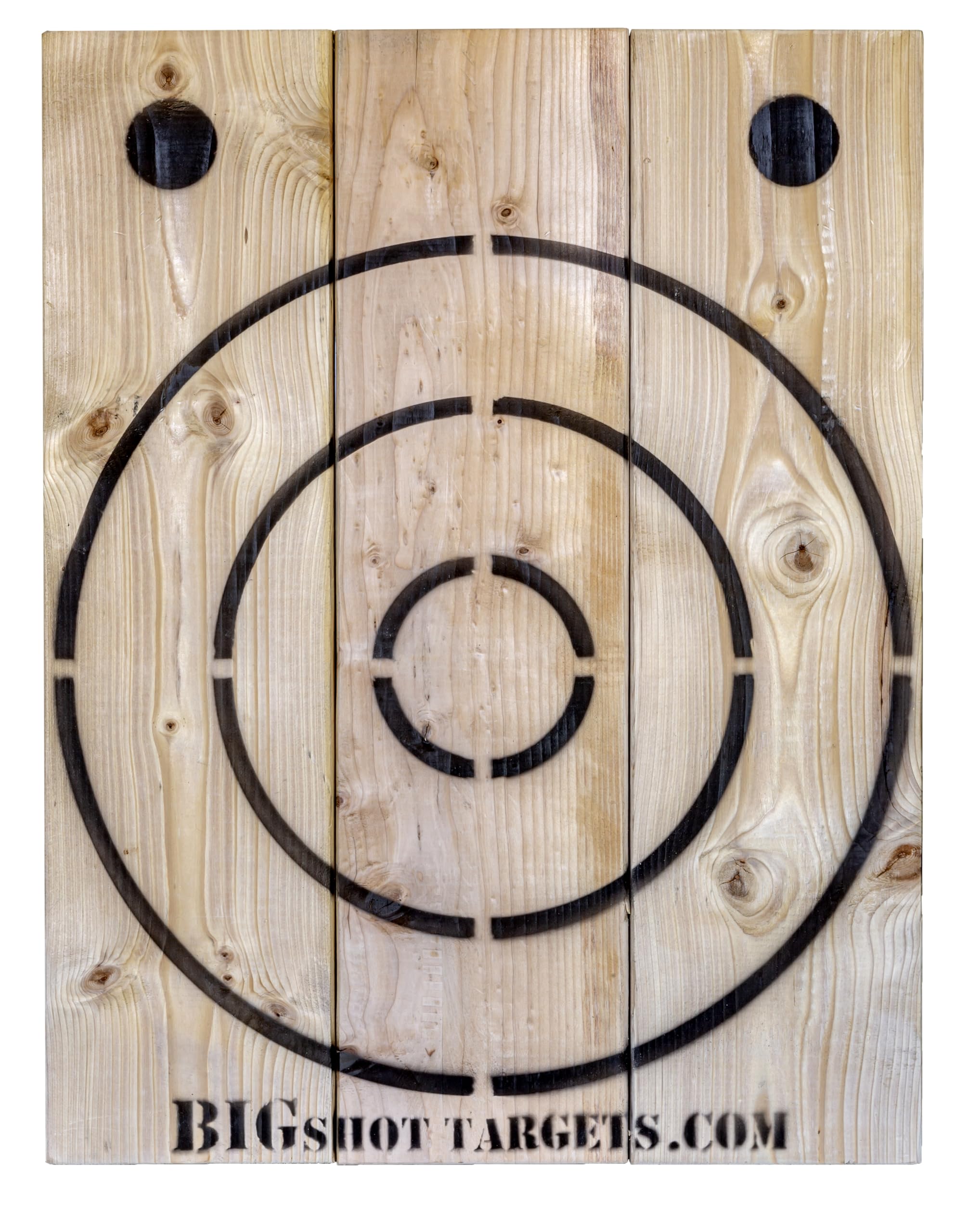 Wooden Axe Throwing Target with Bottle Opener