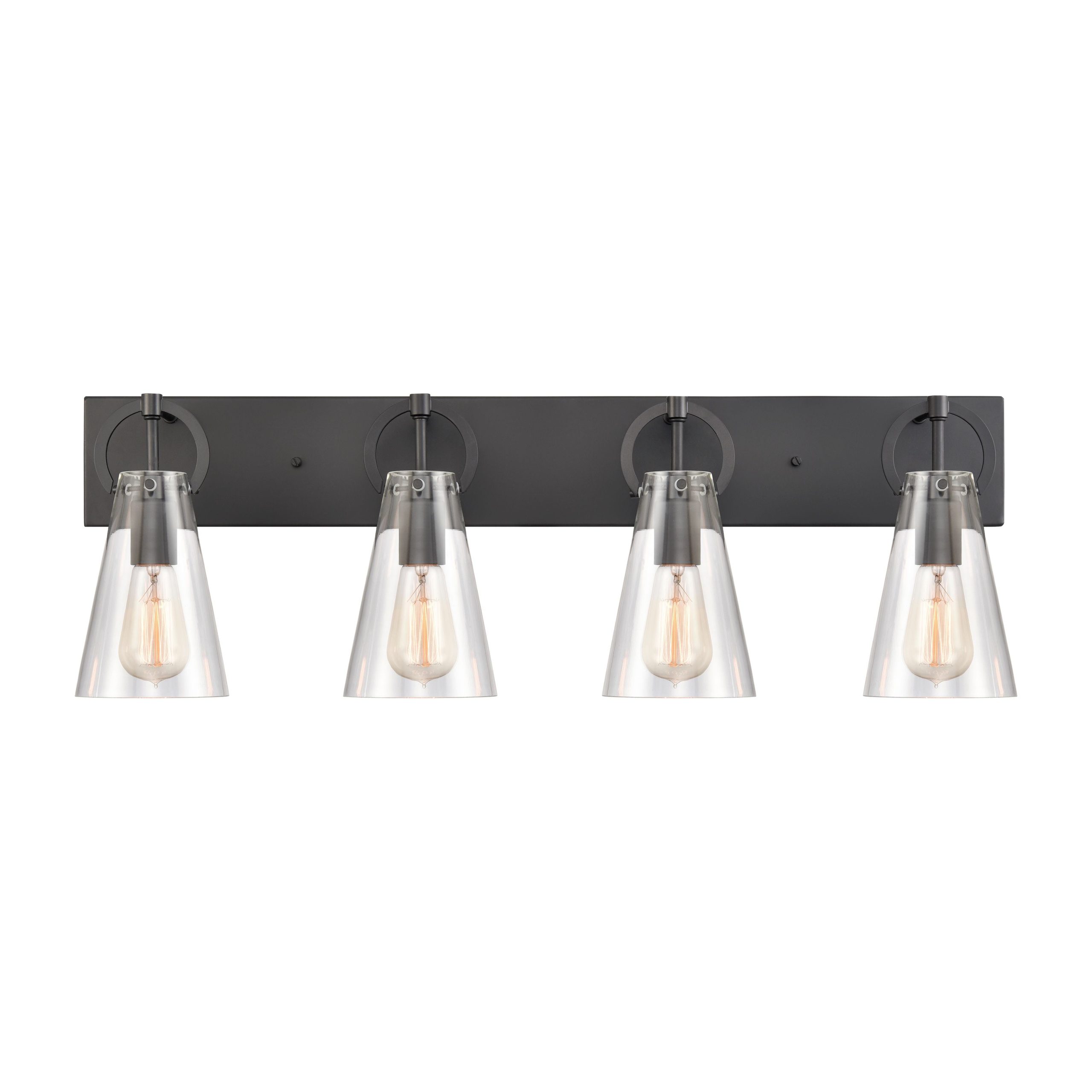 ELK SHOWROOM 89343/4 Gabby 32” Wide 4-Light Vanity Light – Matte Black