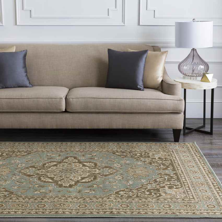 Miley Traditional Sage Area Rug