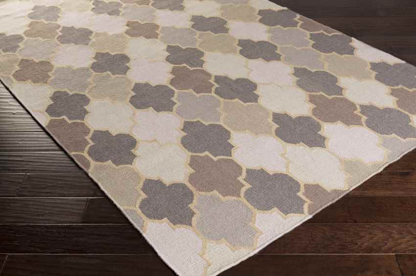 Monette Modern Charcoal/Cream Area Rug