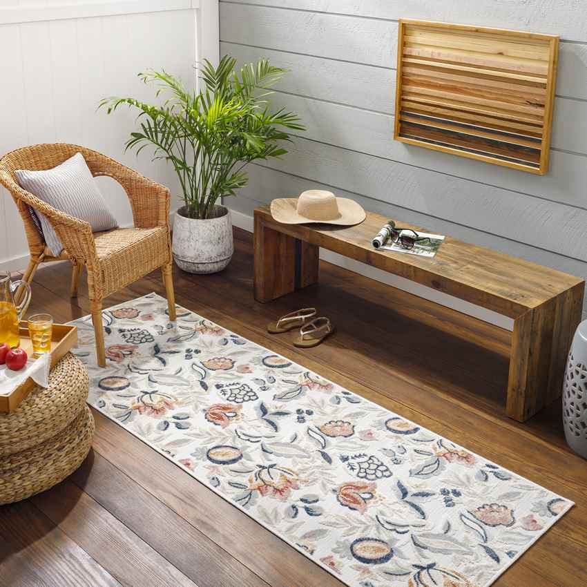 Damar Cottage Cream Area Rug