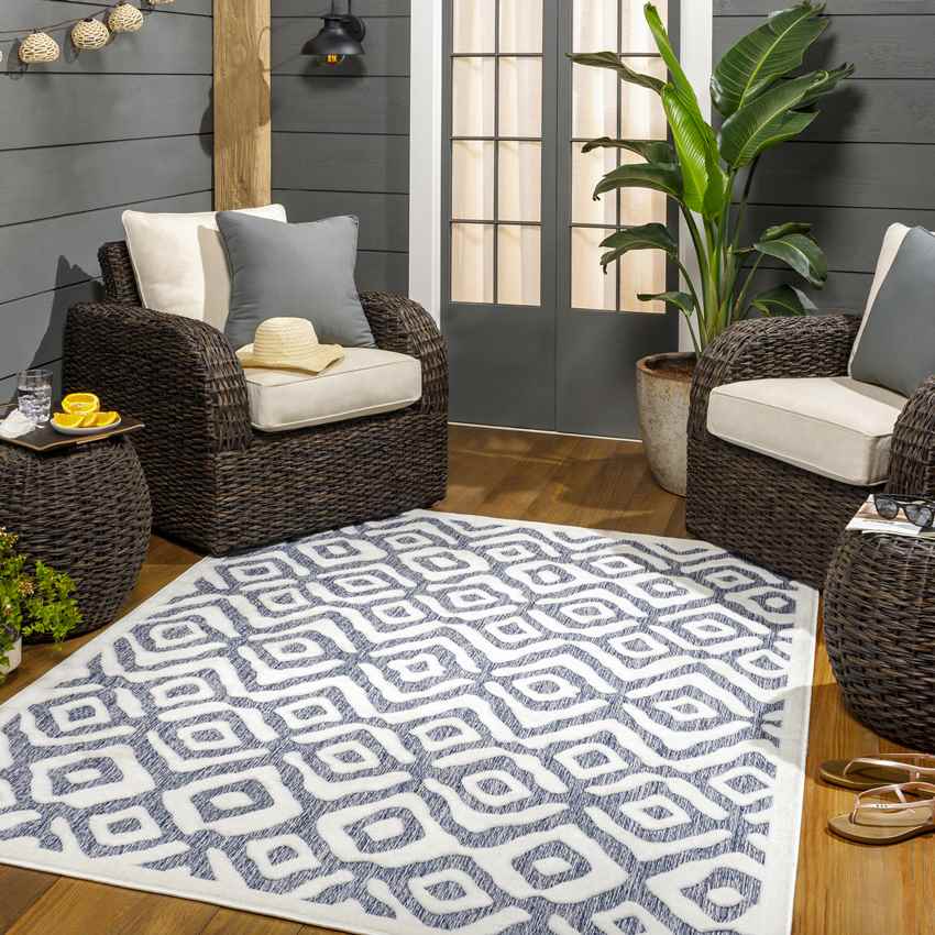 Callender Modern Denim Area Rug