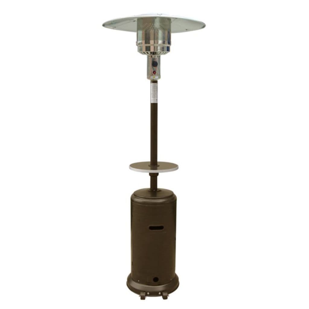 AZ Patio Heaters 87″ Hammered Bronze Tall Outdoor Patio Heater with Table