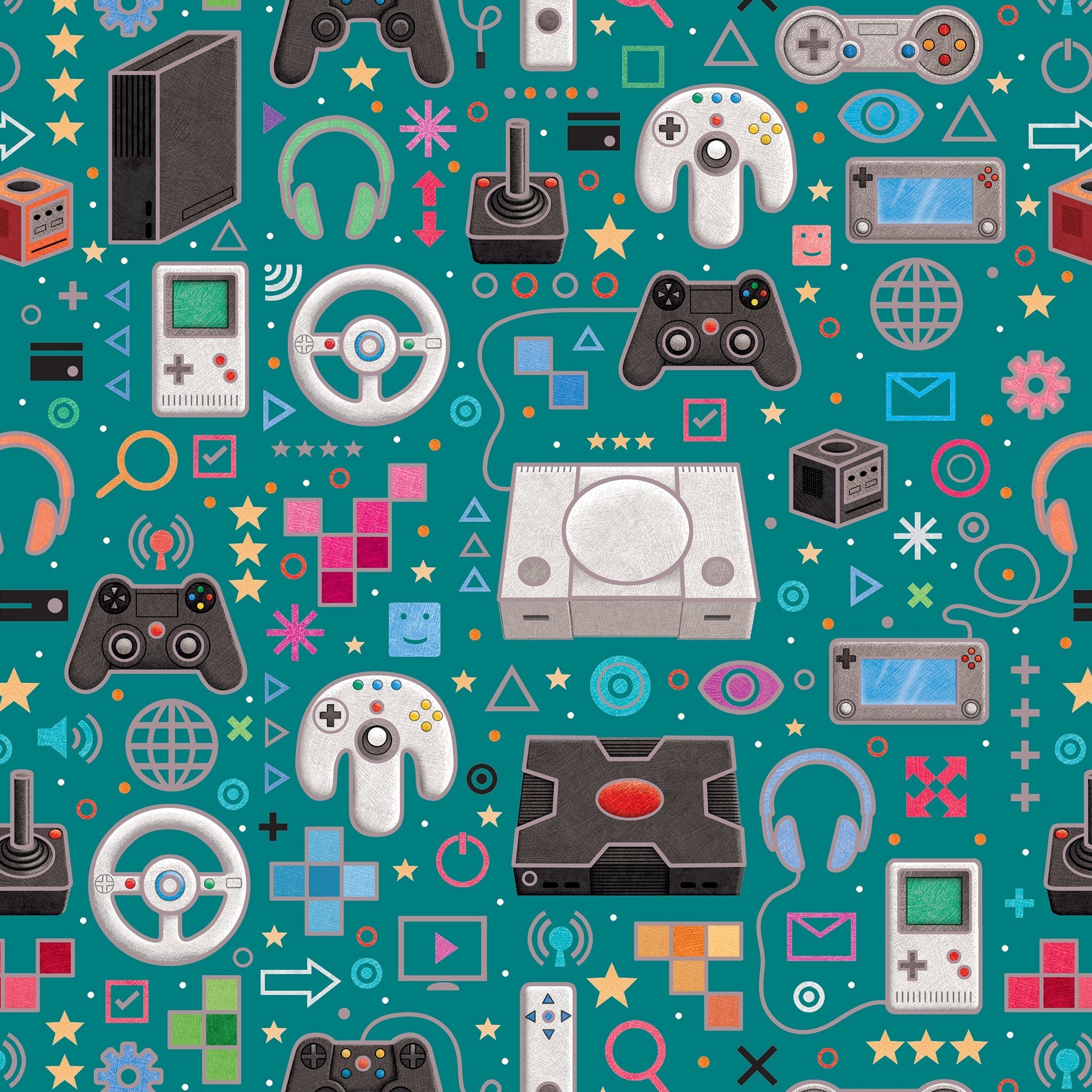 Gamer’s World Gift Wrap