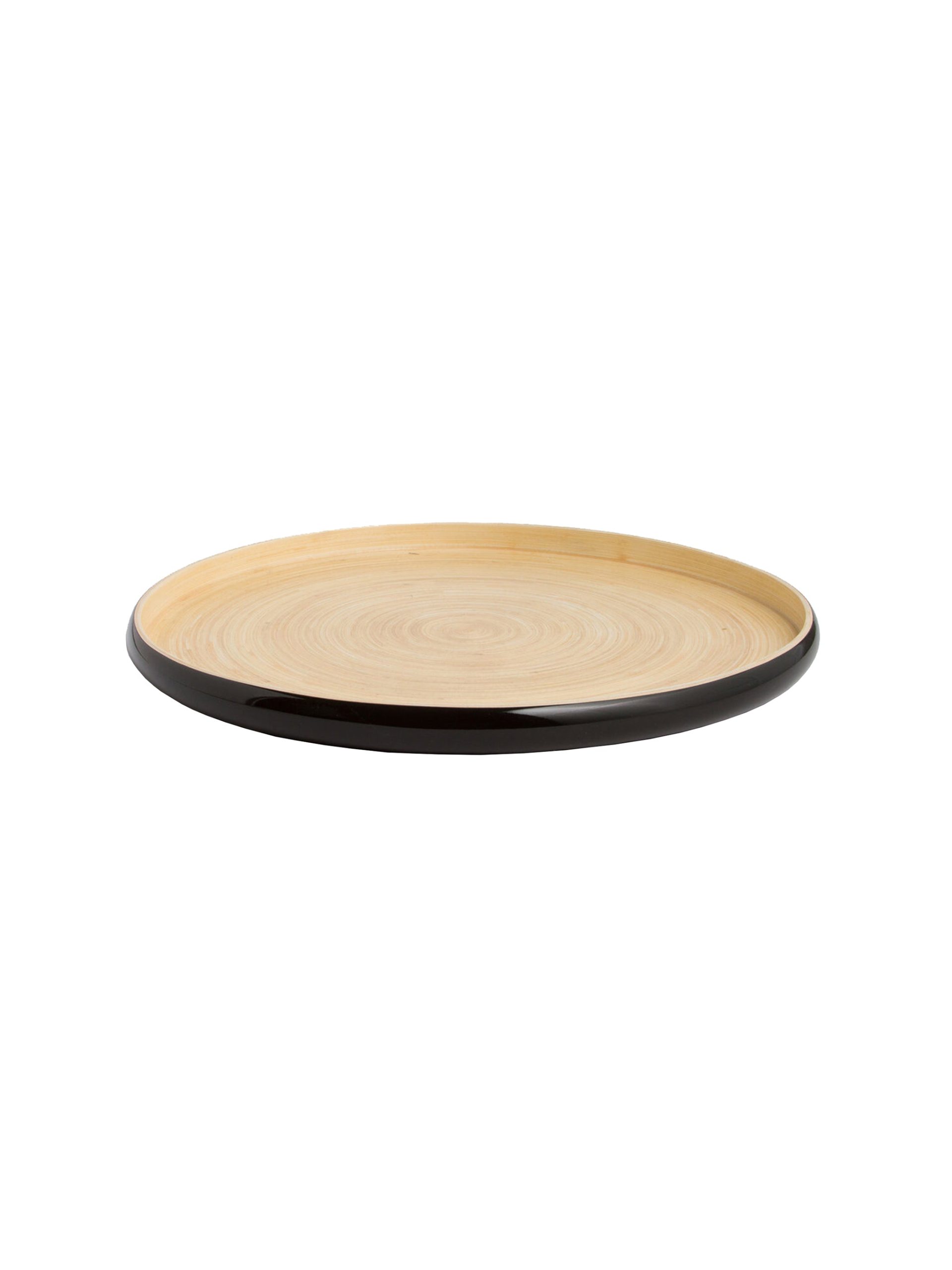 Bibol Bamboo Serving Platter Noir