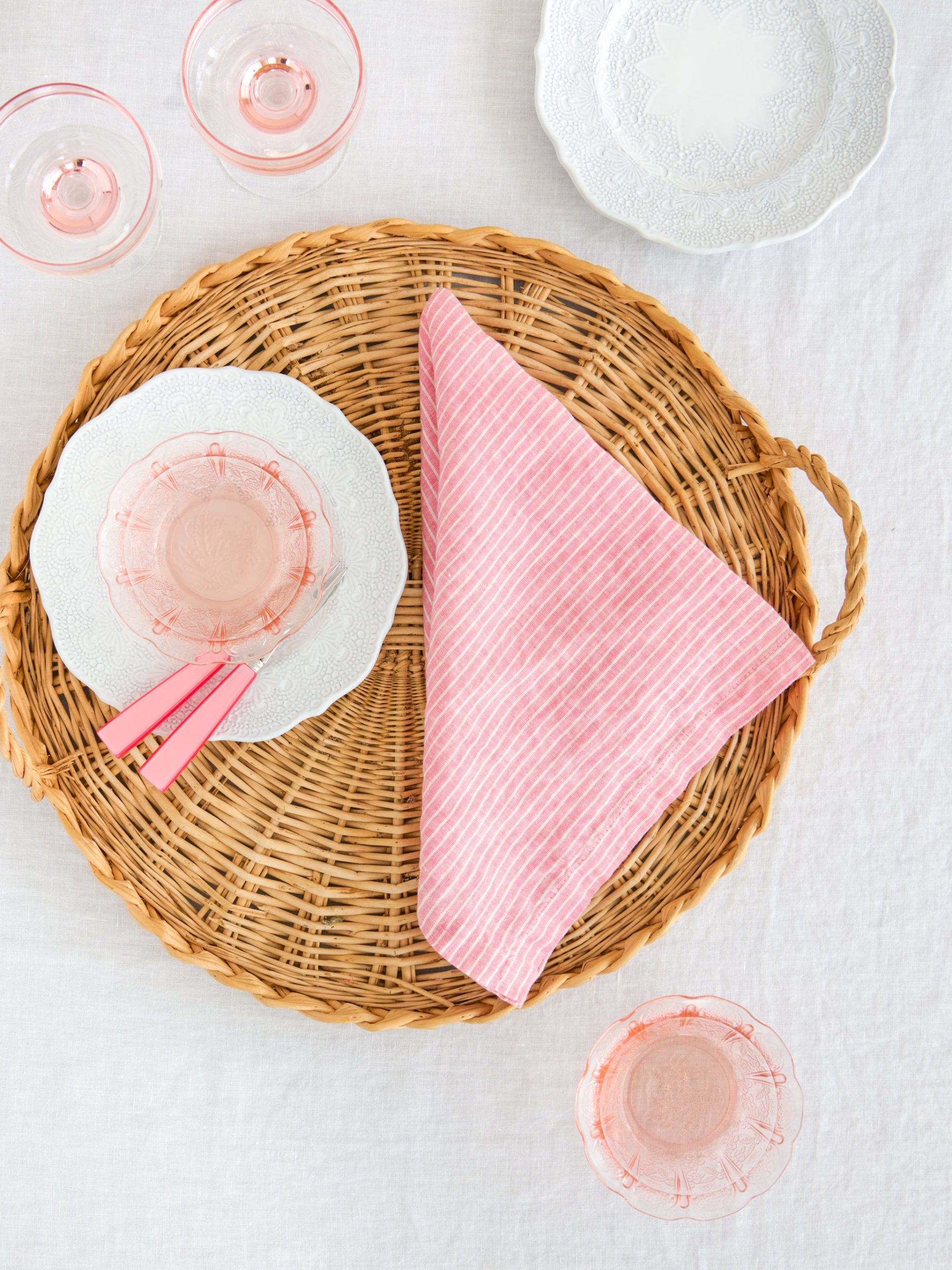 Cape Cod Candy Stripe Napkins