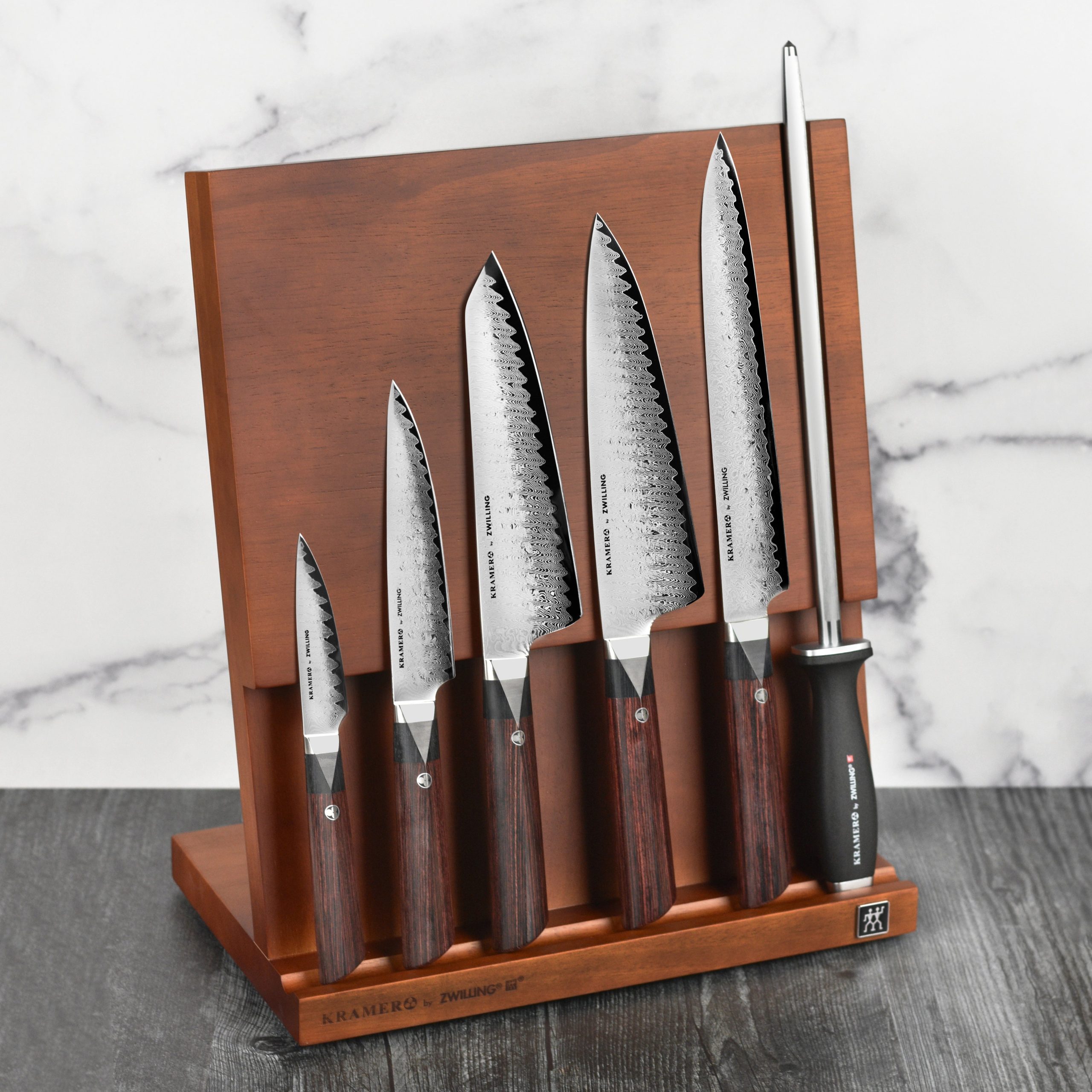 Kramer Meiji 7 Piece Magnetic Easel Knife Block Set