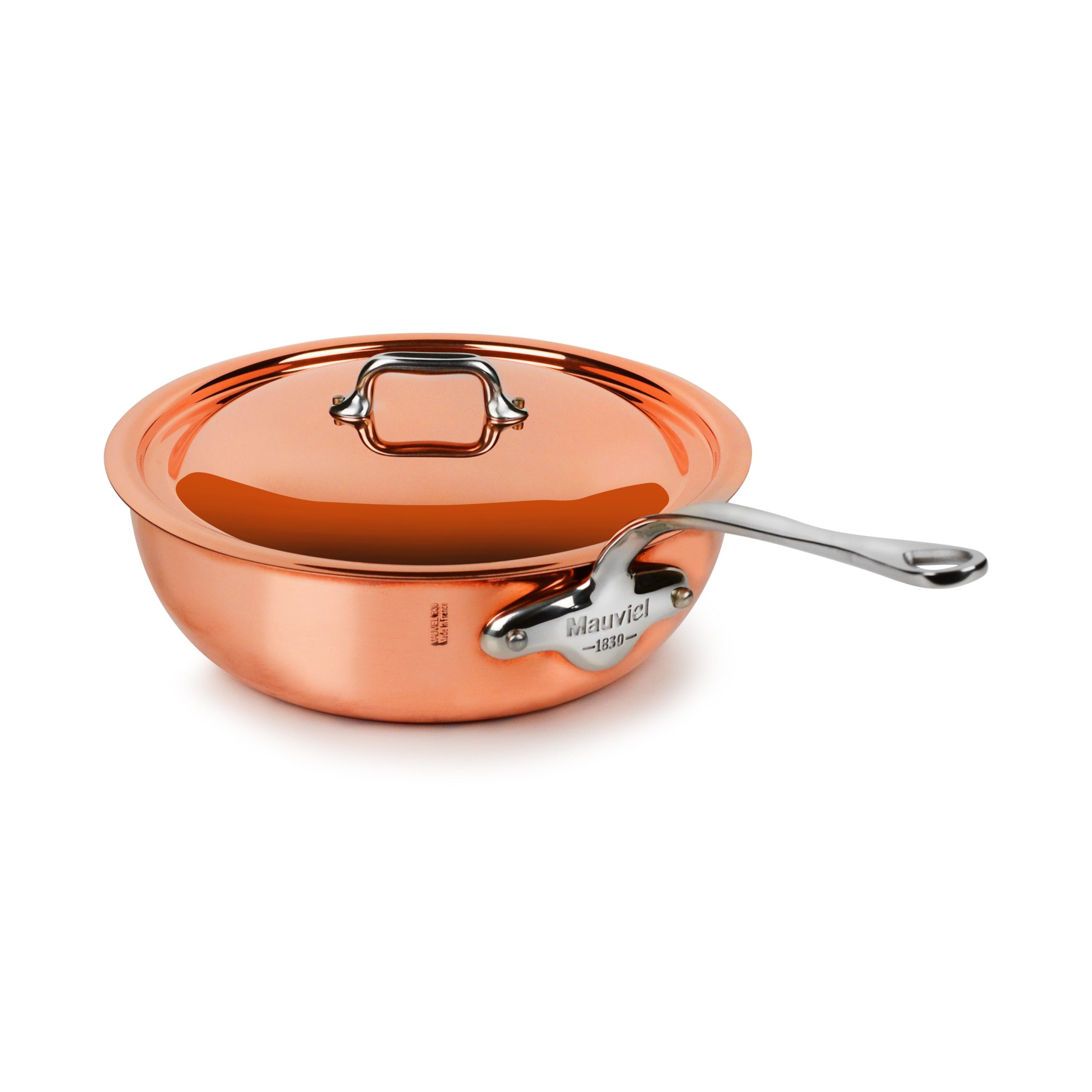 Mauviel M’6S 3.4-quart Induction Copper Saucier