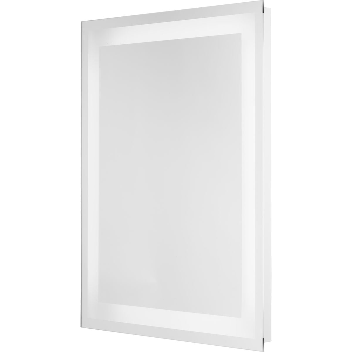 PROGRESS LIGHTING P300455-030-30 Captarent Collection 30×36 in. Rectangular Illuminated Integrated LED White Modern Mirror in White