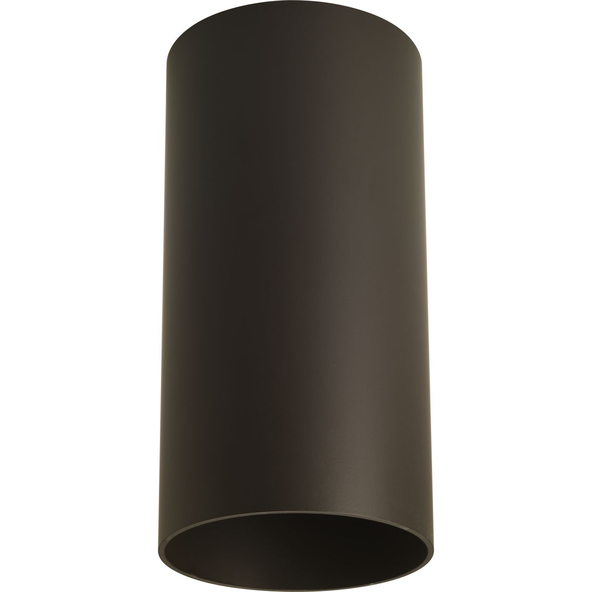 PROGRESS LIGHTING P5741-20 6″ Outdoor Ceiling Mount Cylinder in Antique Bronze