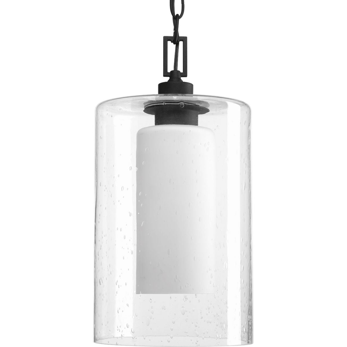 PROGRESS LIGHTING P6520-31 Compel Collection One-Light Hanging Lantern in Textured Black