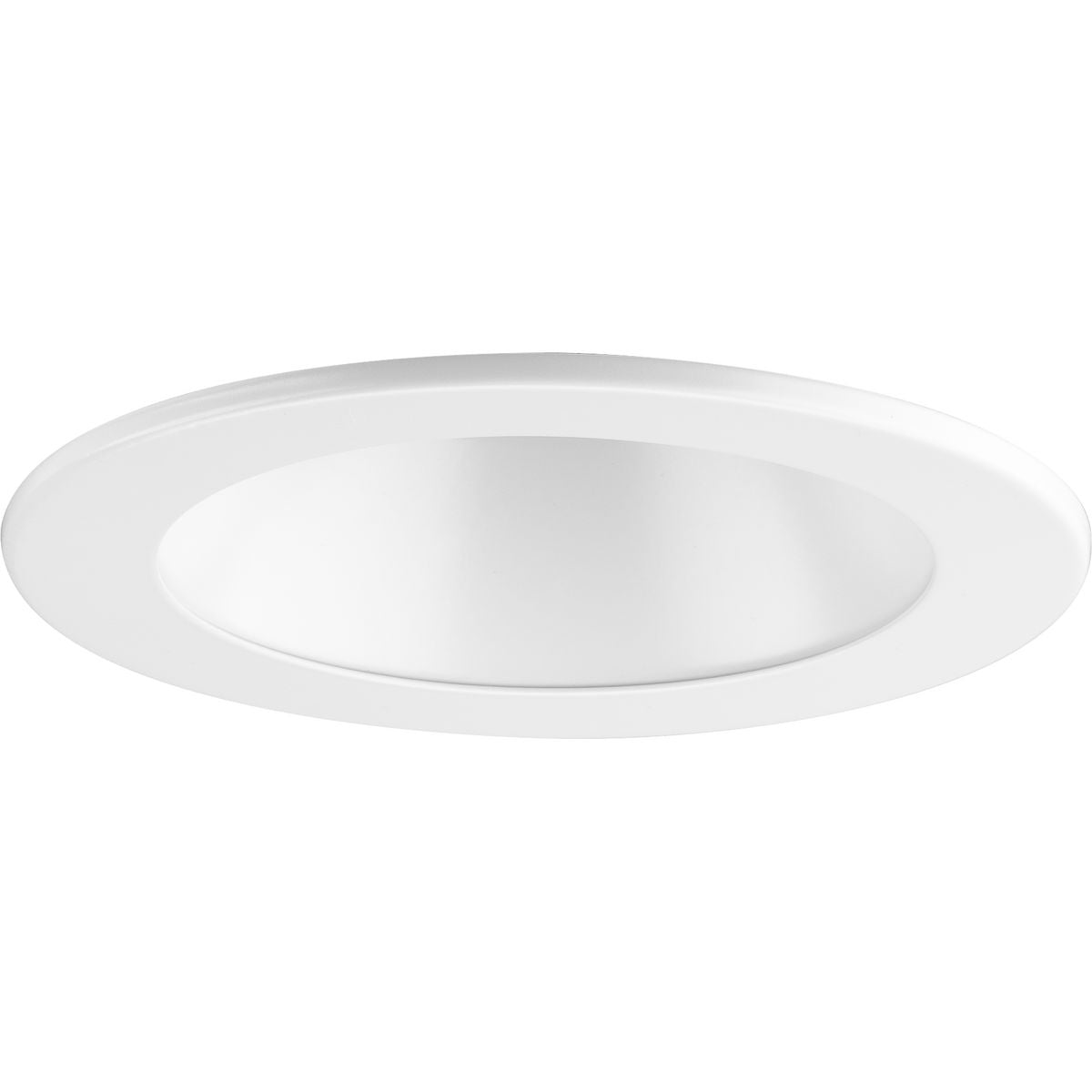 PROGRESS LIGHTING P804002-028 4″ Satin White LED Recessed Open Shower Trim for 4″ Housing (P804N series) in Satin White