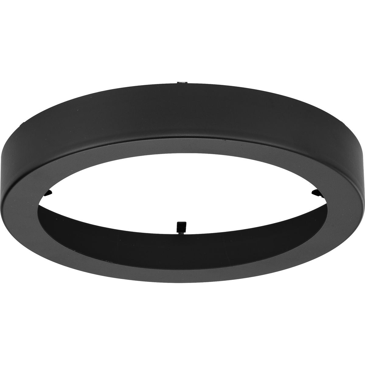 PROGRESS LIGHTING P860049-031 Everlume Collection Black 7″ Edgelit Round Trim Ring in Black