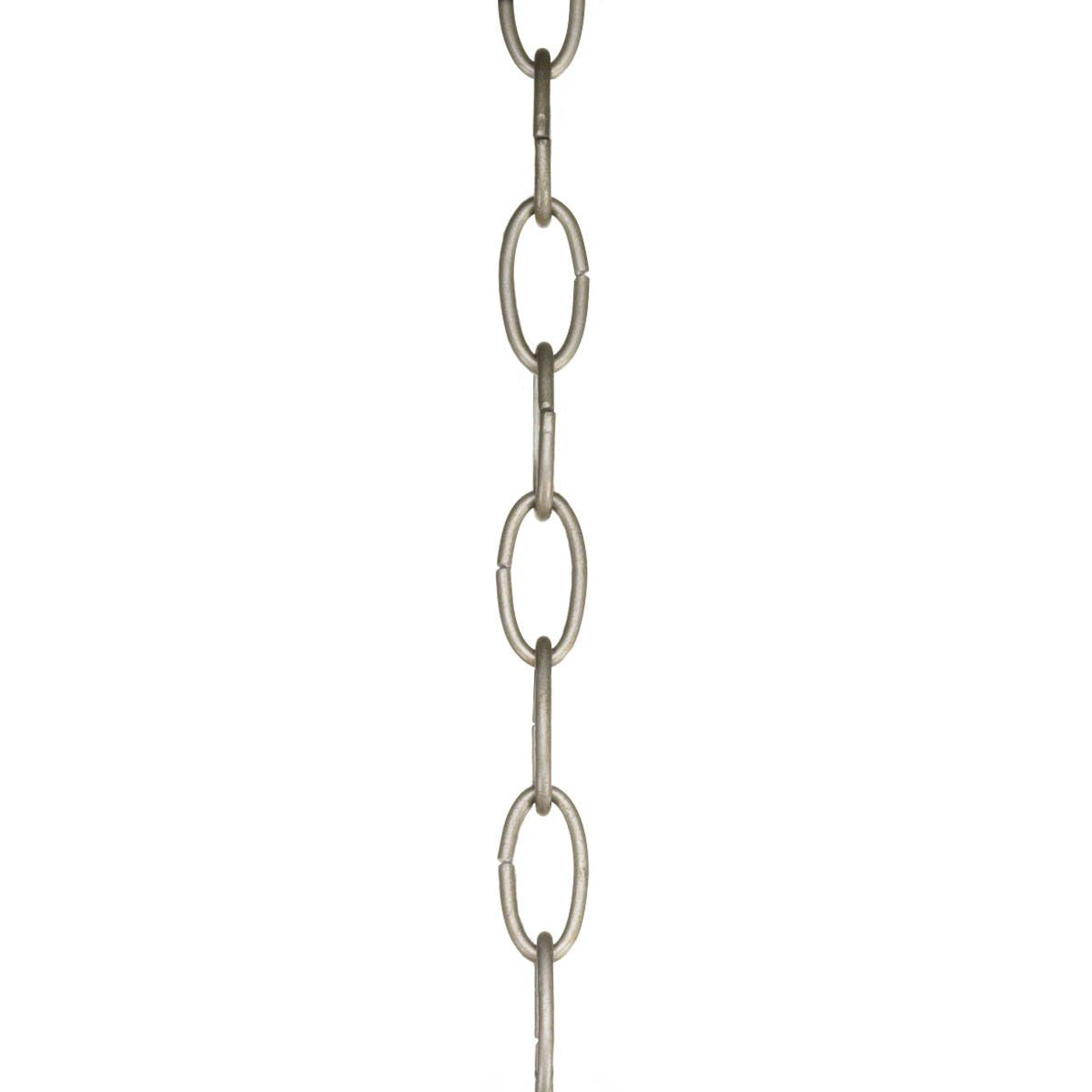 PROGRESS LIGHTING P8757-134 Accessory Chain – 10′ of 9 Gauge Chain in Silver Ridge in Silver Ridge