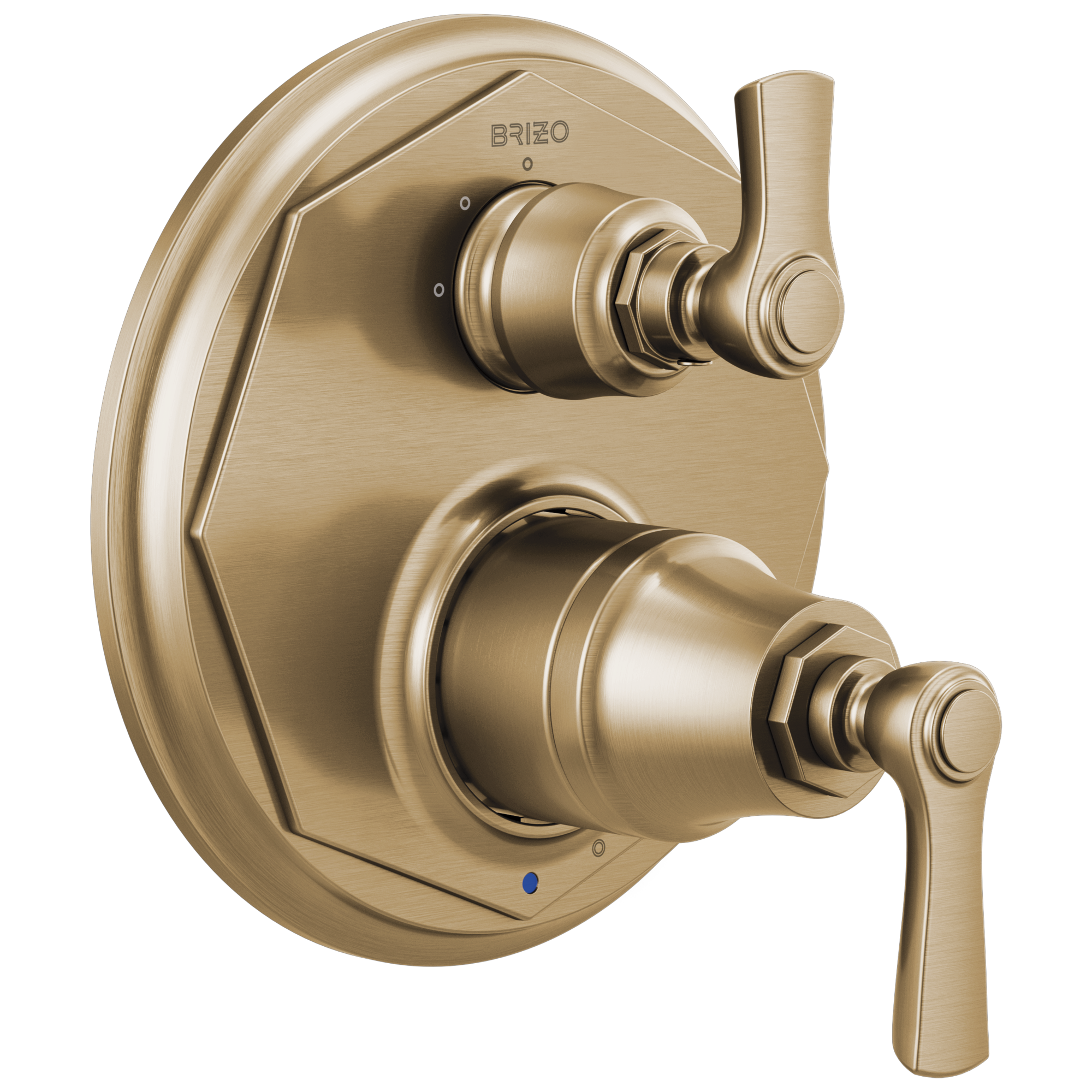 Brizo Rook: Pressure Balance Valve with Integrated 3-Function Diverter Trim