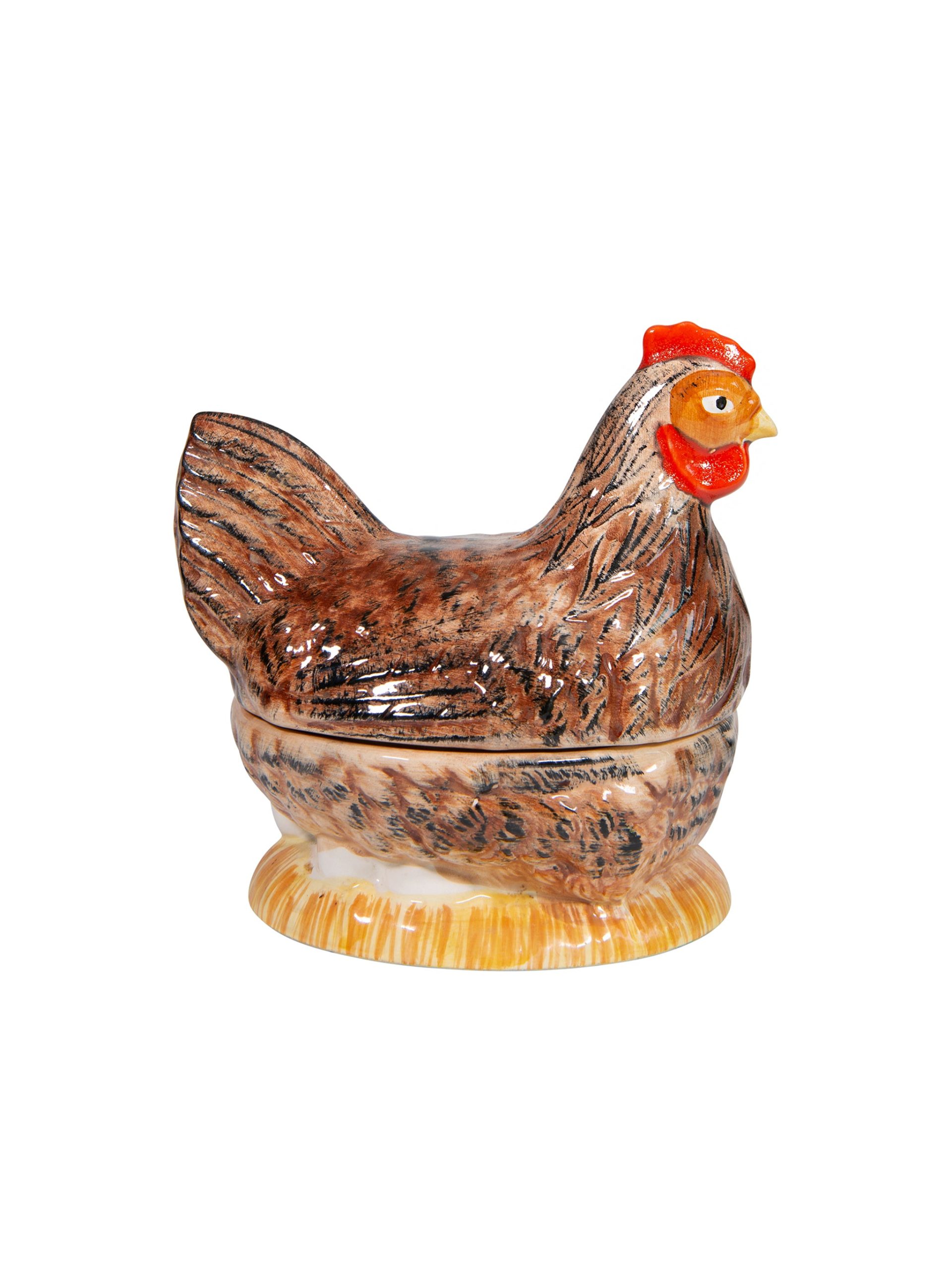 Vintage Michel Caugant Hen Tureen