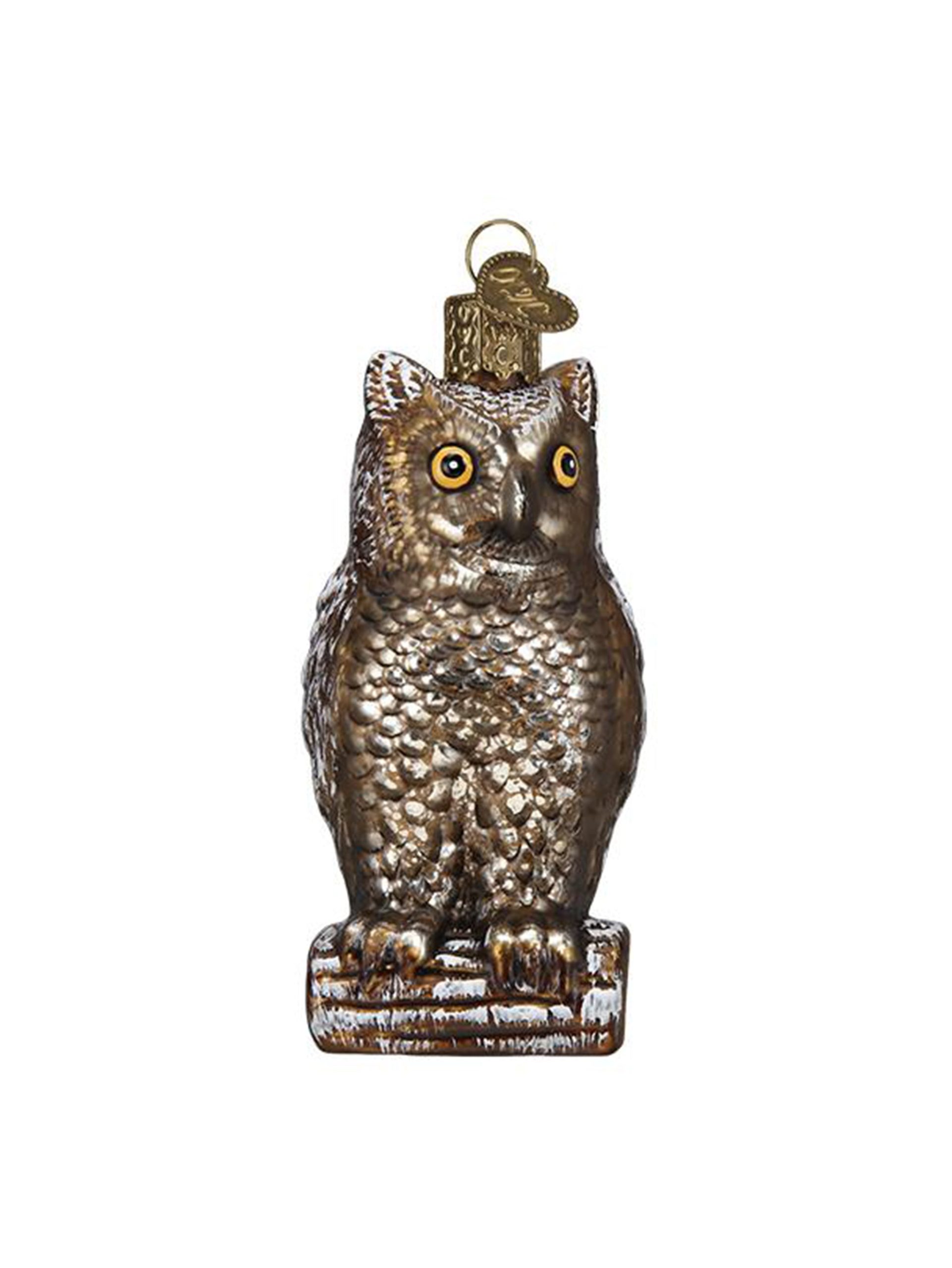 Vintage Wise Old Owl Ornament