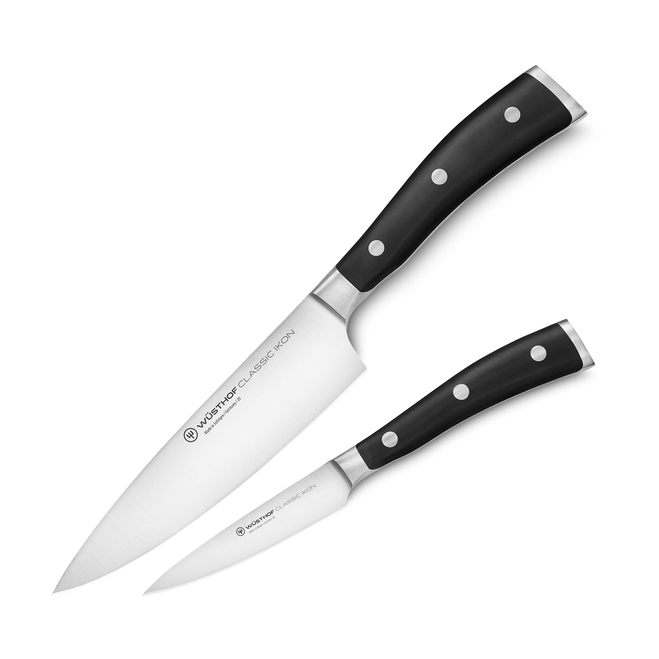 Wusthof Classic Ikon 2 Piece Chef’s & Paring Knife Set