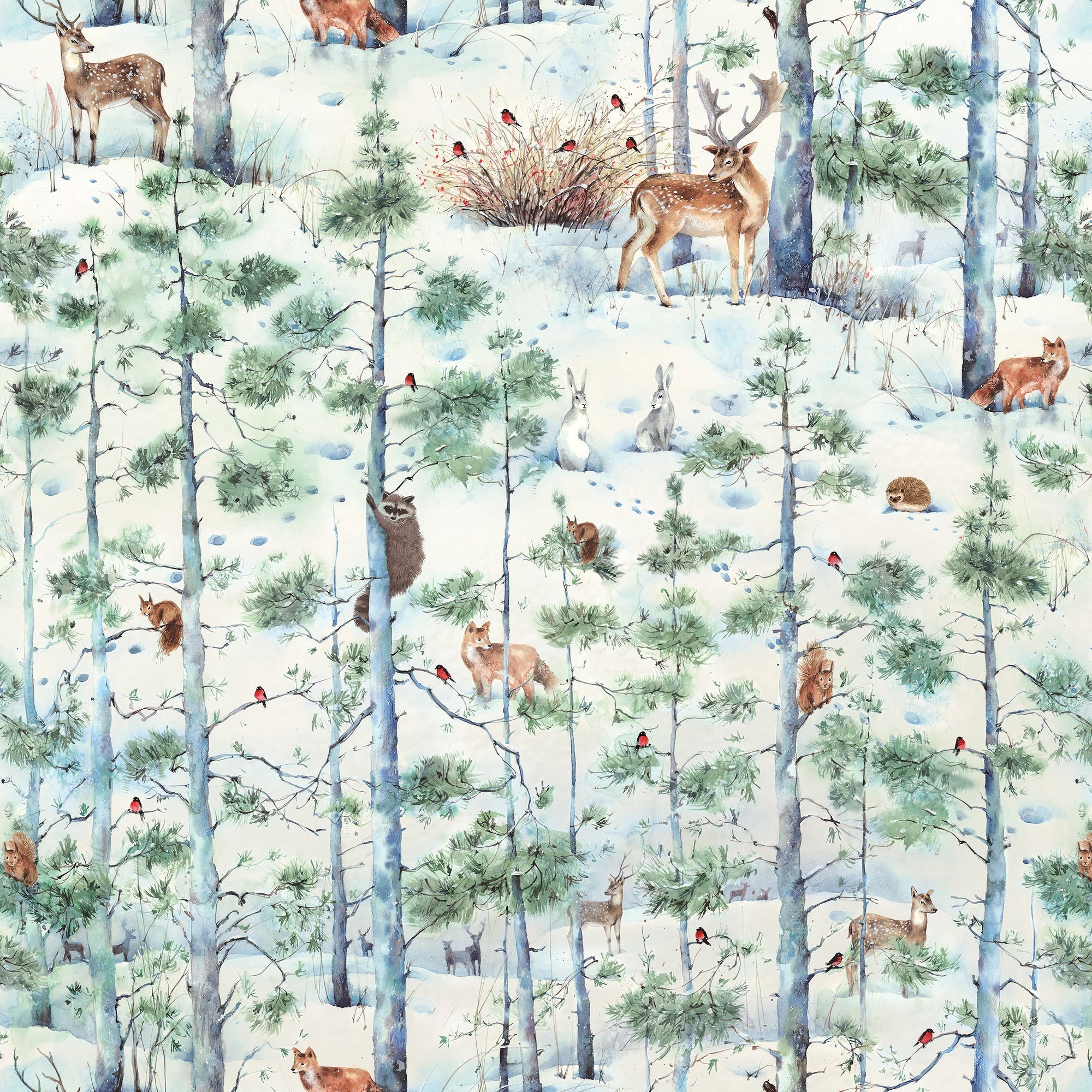 Winter Woodland Christmas Gift Wrap