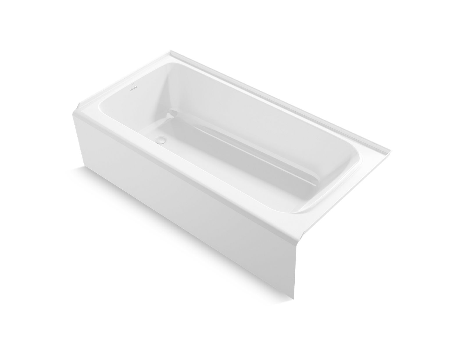 KOHLER K-25834-LA Avec 72″ x 36″ alcove bath, left drain