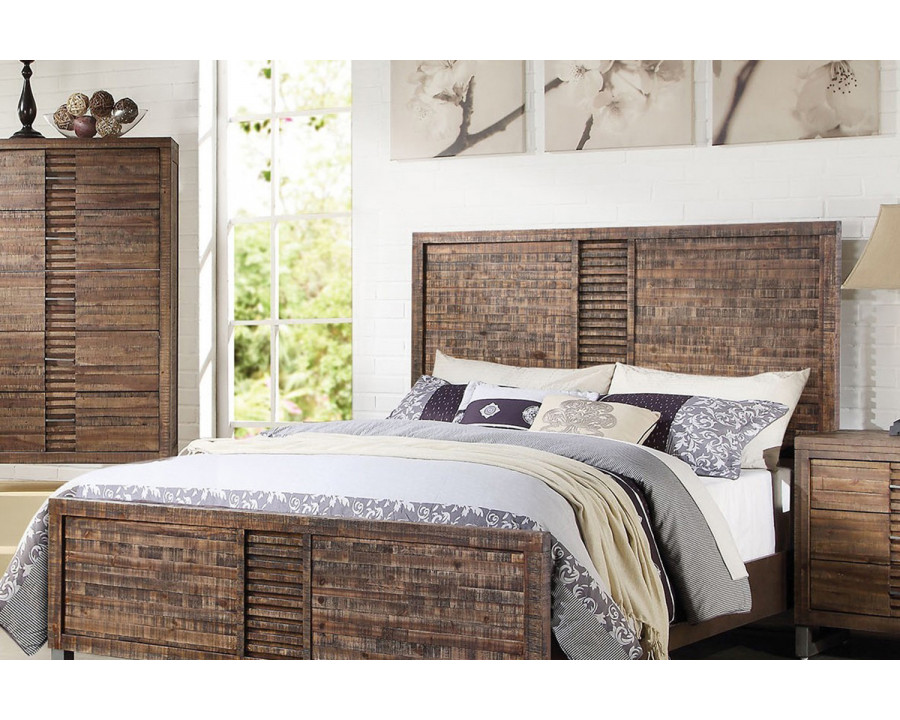 ACME – Andria Platform Bed Reclaimed Oak