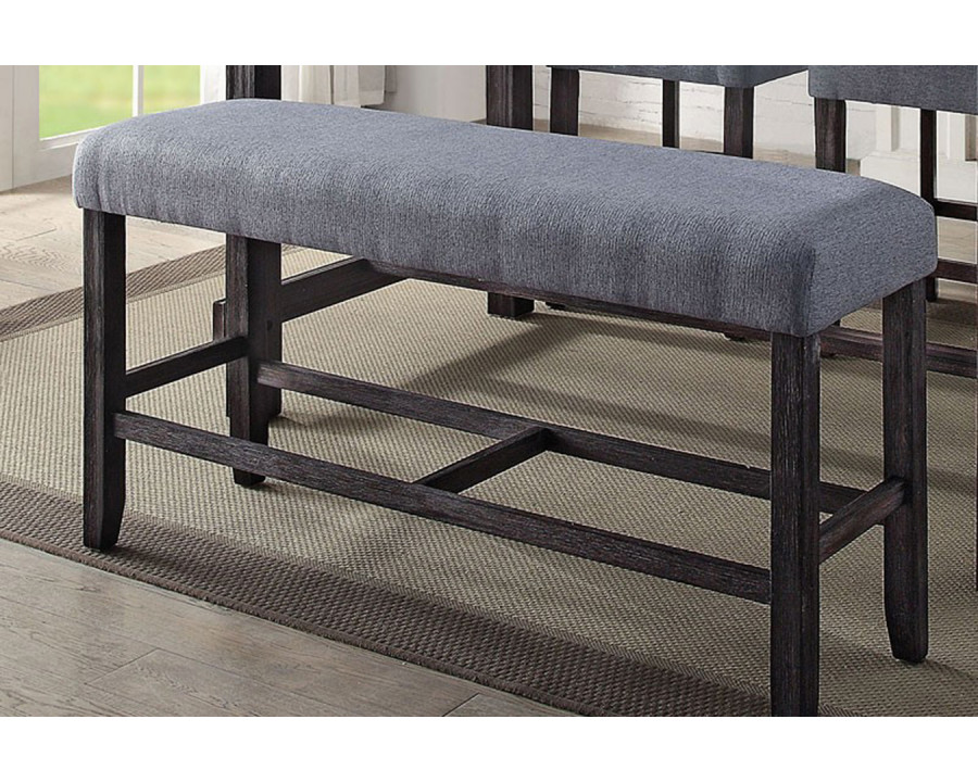 ACME – Yelena Counter Height Bench in Weathered Espresso