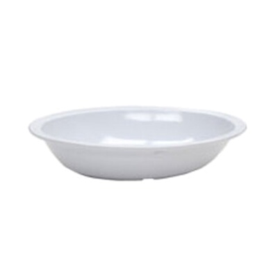 Adcraft MEL-OV40W – Bowl, oval, 36 oz., narrow rim, melamine, white, (Case of 24)