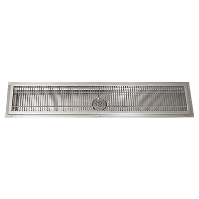 BK Resources FTRS-1224 – Floor Trough, 24″W x 12″D x 2-3/4″ deep, drain, 14/304 stainless steel