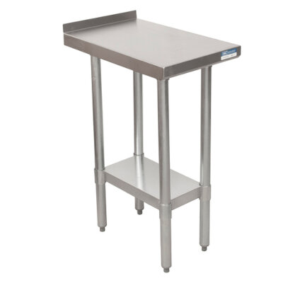 BK Resources SFTS-1830 – Filler Table, 18 x 30″D x 36-1/4″ H, 18/430 Stainless Steel top