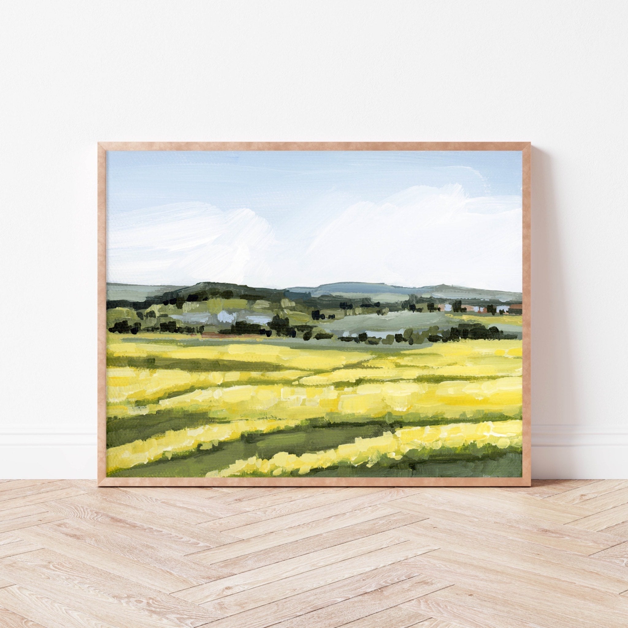 “Blooming Fields” Art Print