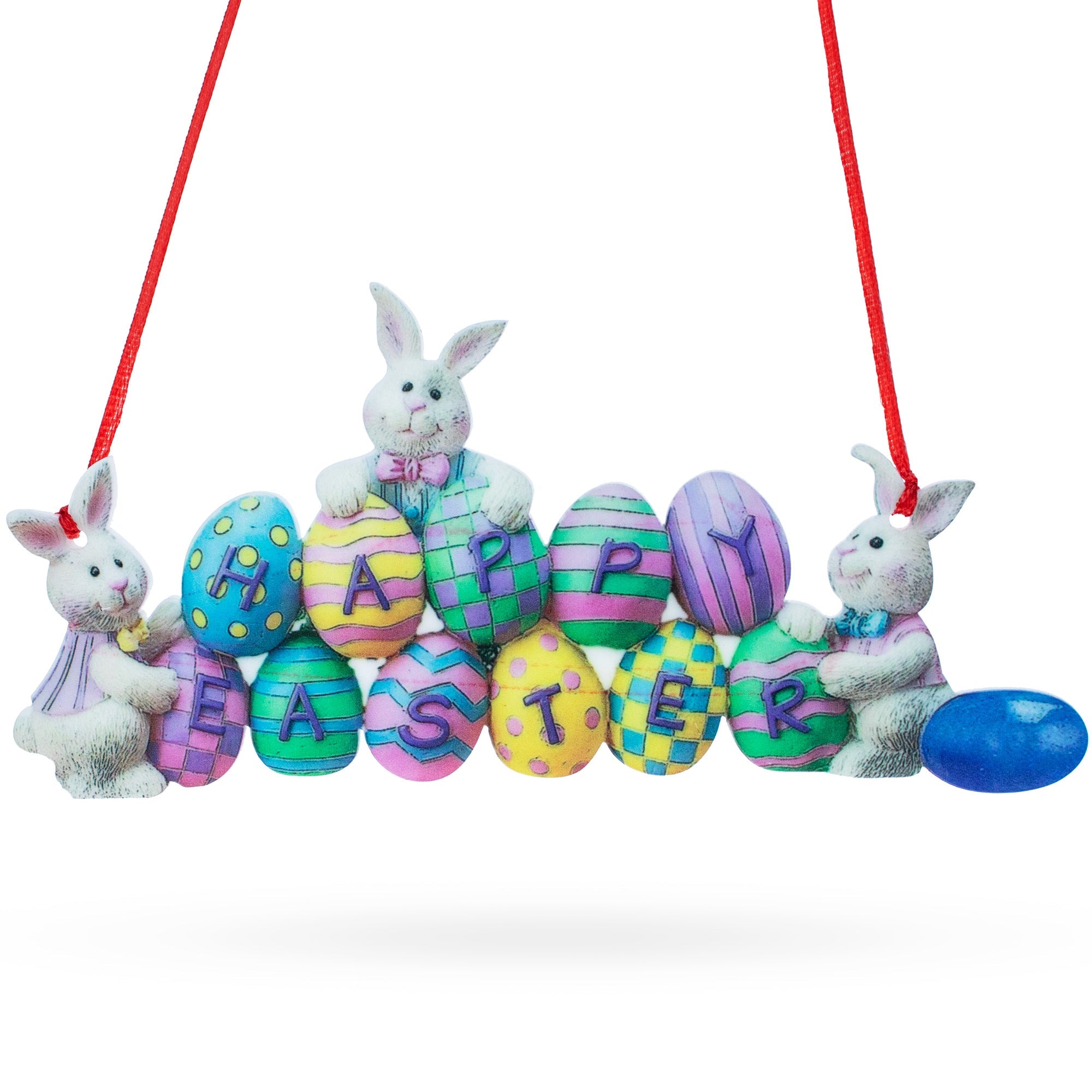 Happy Easter Decoration Easter Eggs Pendant