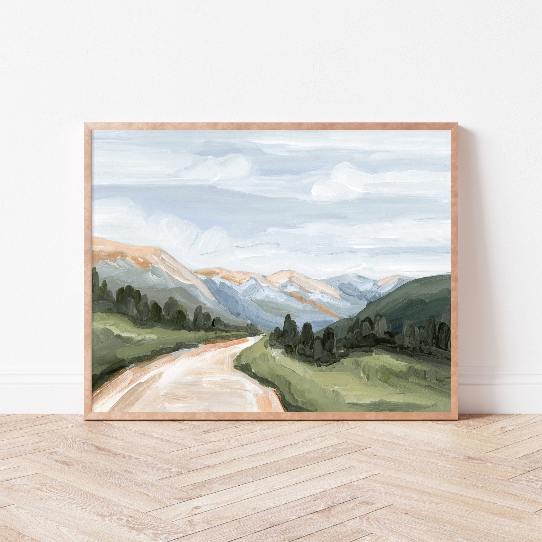 “Canyon Ridge Road I” Art Print